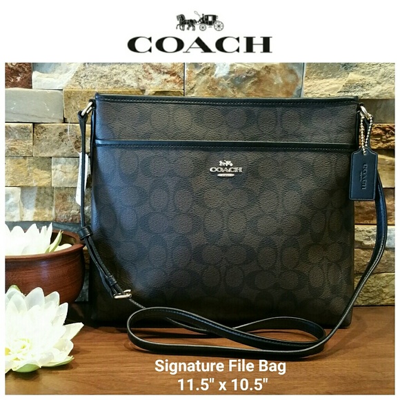 Coach Handbags - *LAST ONE* NEW Coach Signature File Bag w/box